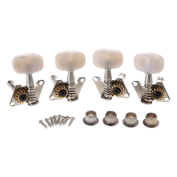 2R+2L Gitarr Ukulele Stämpinnar Knapp Strängar Stämningsapparater Heads Tillbehör