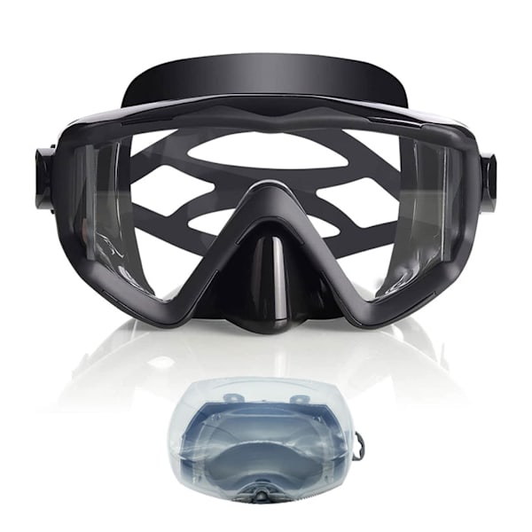 Simglasögon för vuxna, dykmask Black