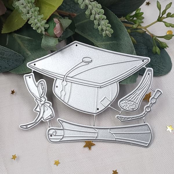 Examen Metall Stans DIY Präglingsformar Studenthatt Skärande Stansar