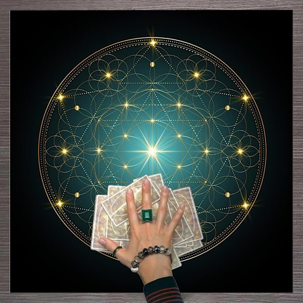 Koe henkisyys Tarot-pöytäliina Pöytäliina Ruokapöydän koristeet 75x75cm