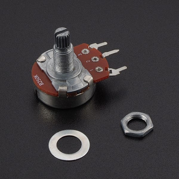 10 stk. B250K Guitar Lineær Taper Potentiometer Audio Taper Potentiometre