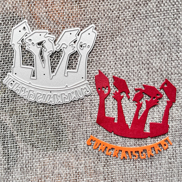 Metallskärningsform för examen, Scrapbooking Stencil Die Cuts Card Embossing DIY 3376
