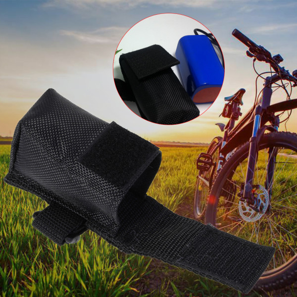 Cykelbatteriväska Cykling Jakt Utomhus Sport Förvaring Ficklampa Bärbar för