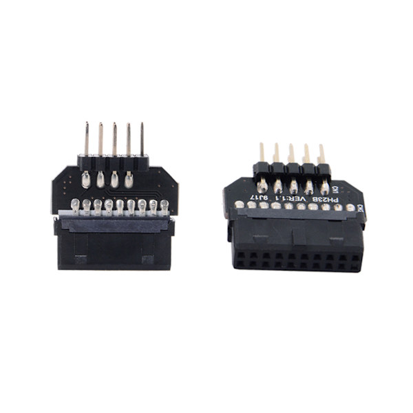 USB-adapter USB2.0 9-bens hun til USB3.0 19/20-pin han-header han-hun bundkortadapter USB 3.0-stik