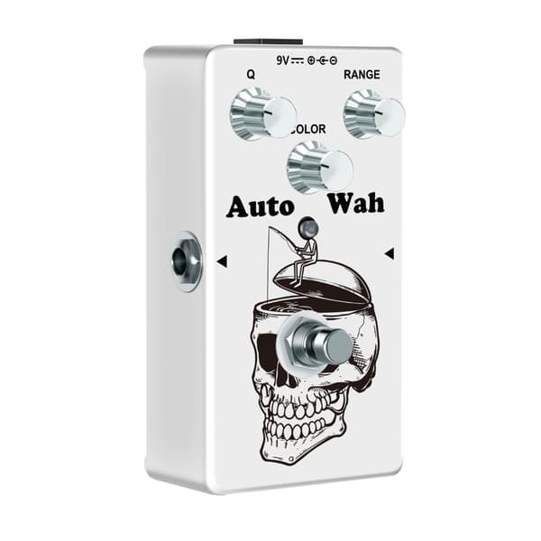 Studiokvalitets guitar-effektpedal: Distortion, Reverb, Delay-effekter, Kompakt