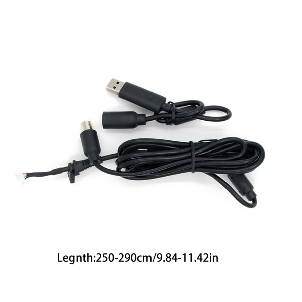 för Grå Svart 4-stifts trådbunden styrenhet Gränssnittskabel USB Breakaway-kabel för XB Black
