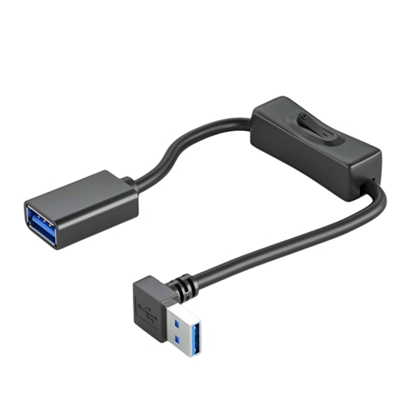 USB 3.0 förlängningskabel hane till hona förlängningssladd Hög dataöverföring med switch för PC-dator USB -lampfläkt