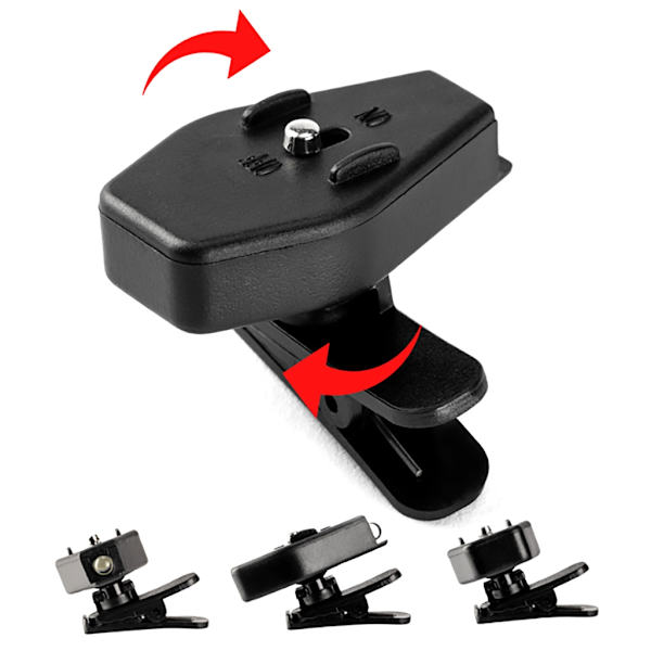 2 stk. lys for briller, LED-klips for briller på leselampe