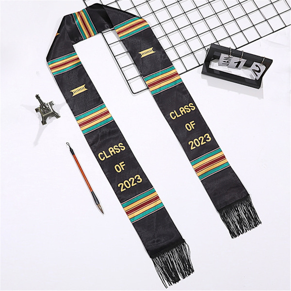 Svart examensstole Sash Commencements Graduation Party Supplies 2024 model