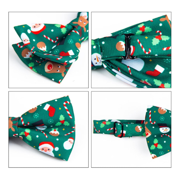 Christmas Element Slipsar för att ta foto Kvinnor Flickor Casual Bowknot Slips Knot Free School Uniform Neckwear null - C