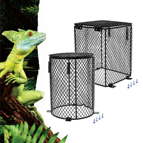 Reptiles Heat Lamp Guard Keramisk Heat Bulb Lampeskærm Reptiles Heater Bulb Cover 2