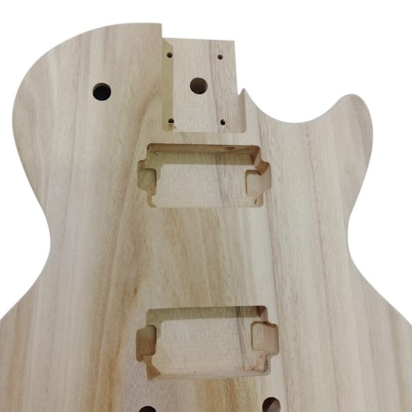 Oavslutad trägitarrkropp tom trägitarr tunnor gitarrer DIY-delar