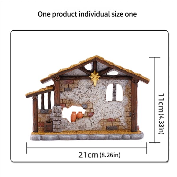 11 cm scene display sæt til hjemmegave