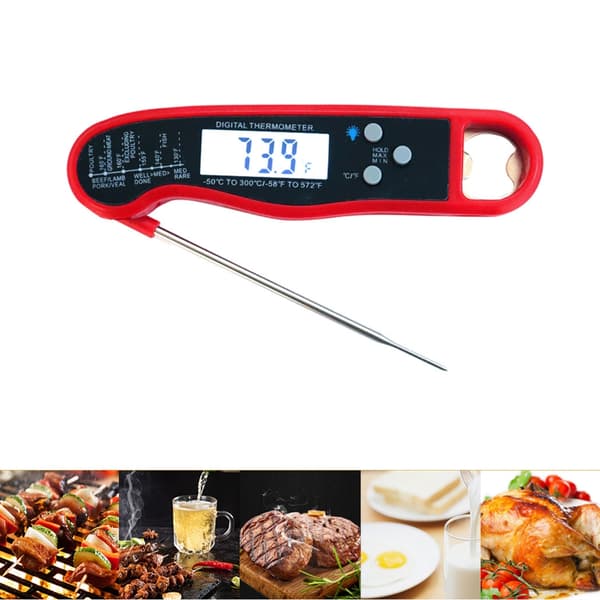 Digital Kötttermometer Matlagning Kök Sond Temperaturmätare