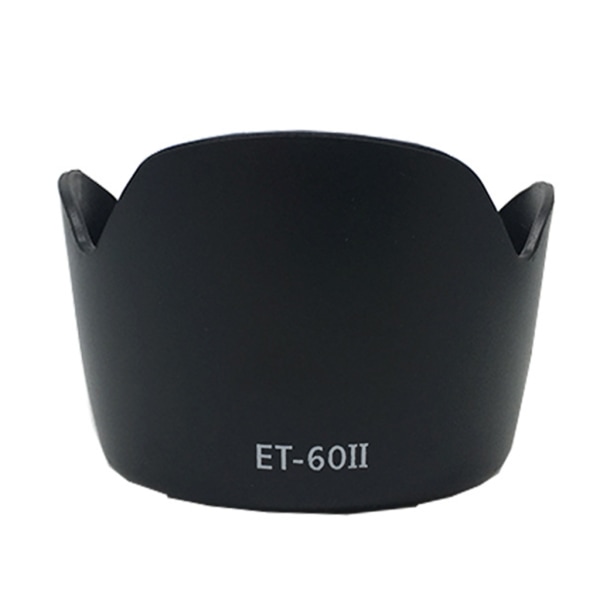 ET60II 55mm ET-60II Vändbar motljusskydd - Kameratillbehör för 55-250MM 75-300MM