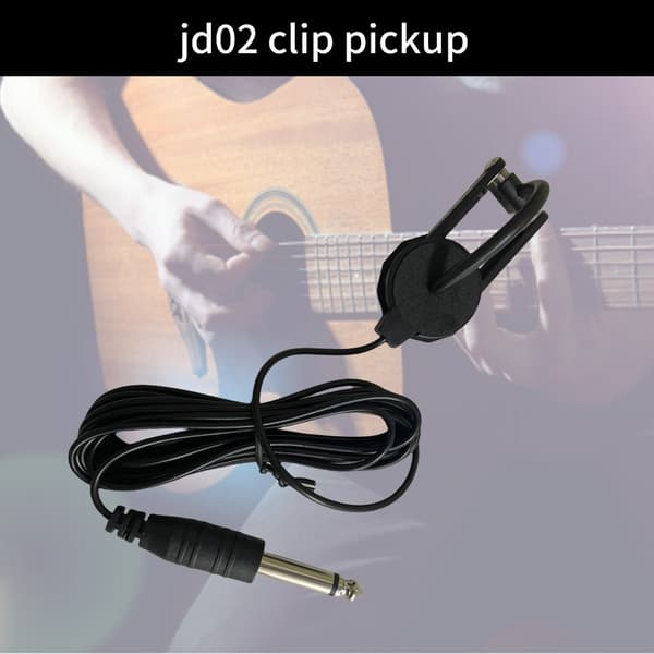 Akustisk Gitarr Piezo Pickup Ersättnings Clip-on Mikrofoner Piezo Pickup