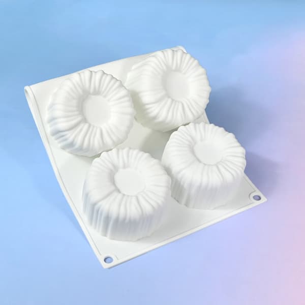 Funktionelle silikone mousse kageforme 6 hulrum til alle dine bagebehov