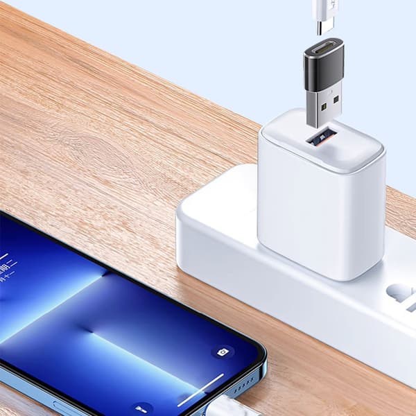 USB CREATE Hunn til USB A Hann Dataoverføring HUND Lading Aluminium Link
