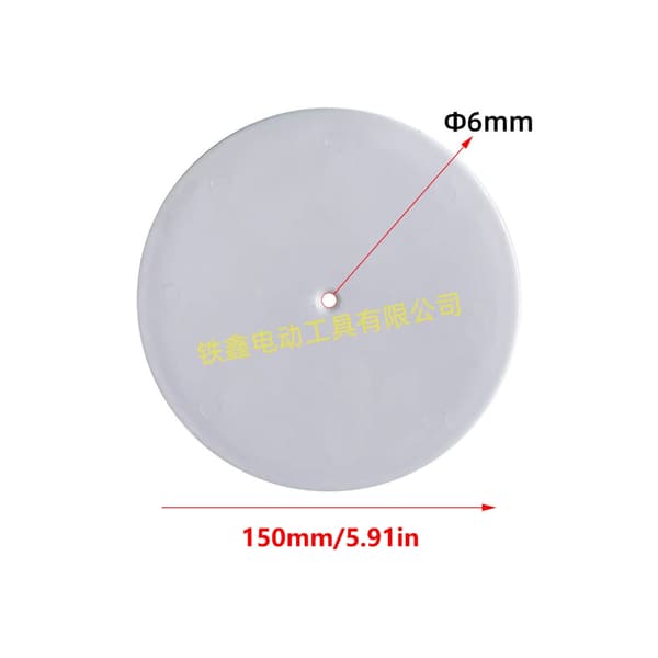 10 stk profesjonelle 150 mm poleringsskiver i plast for avgrading og rustfjerning