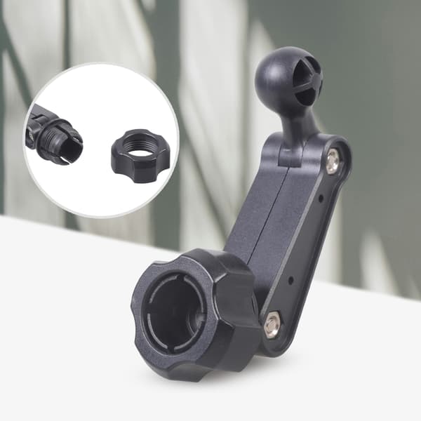 Modificerbar 17 mm kuglehovedforbindelse til displaytelefonholder