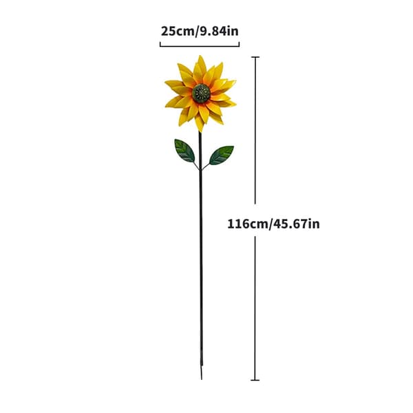 Blomstervindsnurre Vindmølleleketøy Dekor Håndholdte Vindmøller Dekor