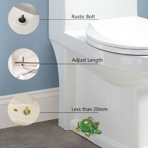 Sjov Havtema Toilet Bolt Caps Creative Badeværelse Toilet Bolt Caps til Decors null - 2pcs