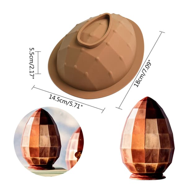 Fondantform Slik Chokoladeforme Kagedekorationsgadgets Silikonemateriale