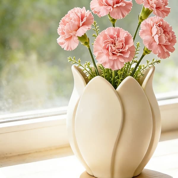 3D Blomsterform Silikoneforme til fremstilling af lys, vase, dekorative urtepotter