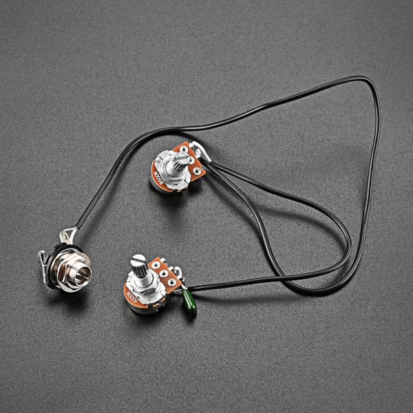 Gitar ledningsnett enkel spole pickup for 3/4 streng sigarboks gitar del