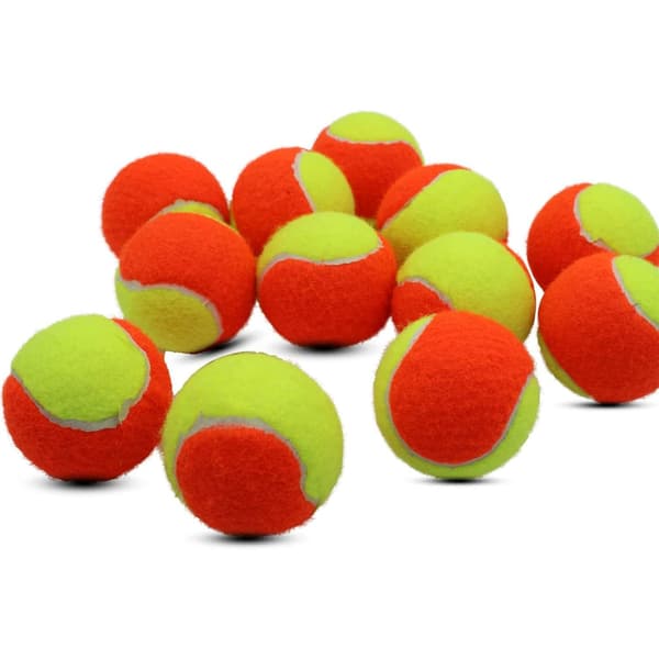 12 stk. tennisballer for strender, høy elastisitet, slagfasthet