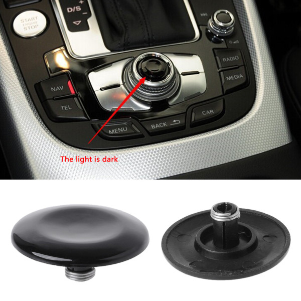 Bil MMI Multimedia Navigationsknapp Cap Cover Plast för skal för Audi A4L A5 Q5 A6L Q7 A8 A