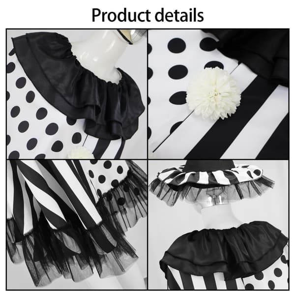 Stilfuld heksekåbe og spids hat sæt til temafester og forestillinger