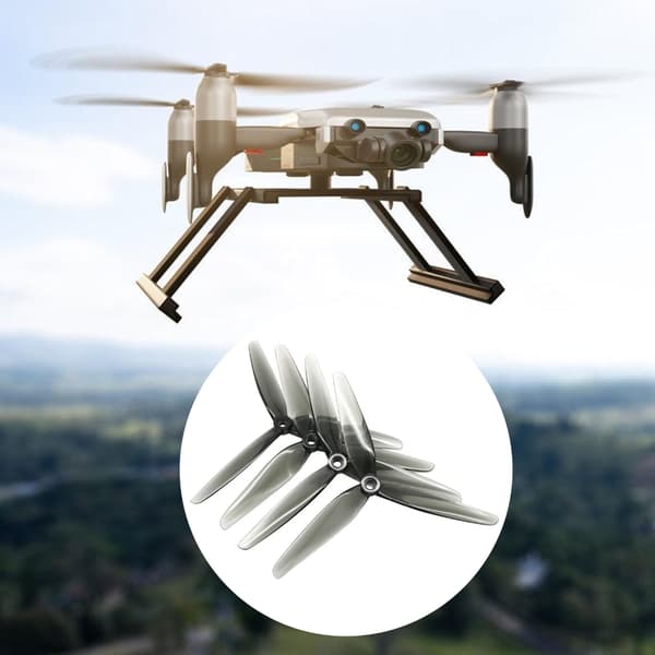 Plast 7 Tommers 3-Blads Propellsett Flytilbehør for Droner 7035
