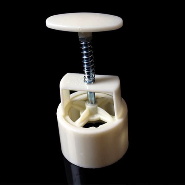 60g-75g Månkakform 6st Blomstämplar Handpress Månkaka Bakelseform DIY Bakutrustning