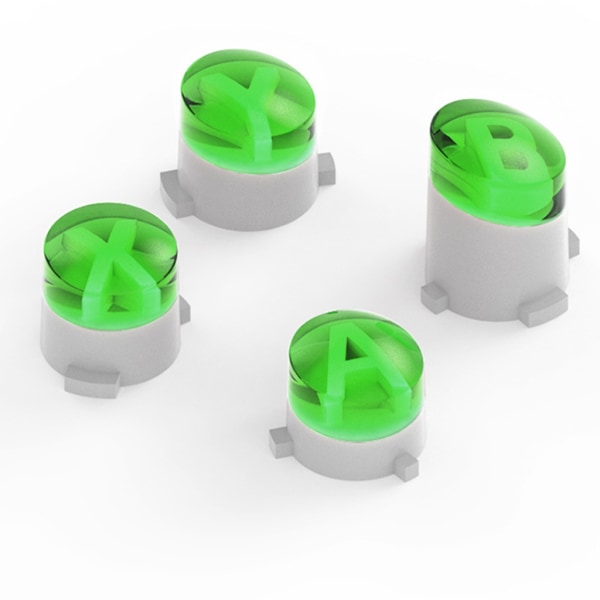 Bullet Buttons ABXY Mod Kit för Xbox One Controller Buttons Rep Part för Xbox White