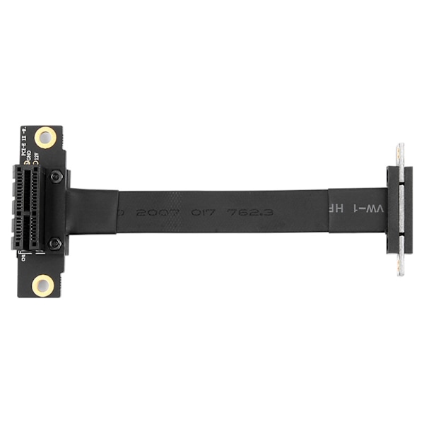 PCI-E x1 3.0 kabel 90 graders forlænger til lydkort 8 Gbps Pcie Riser 1X Til 1X