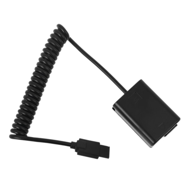 Strømadapter Dummy-batterikobling til A7R A7II A7RII A6300/A6400/A6500 DSC-RX10 II III IV Kabeloplader Dummy-batteri