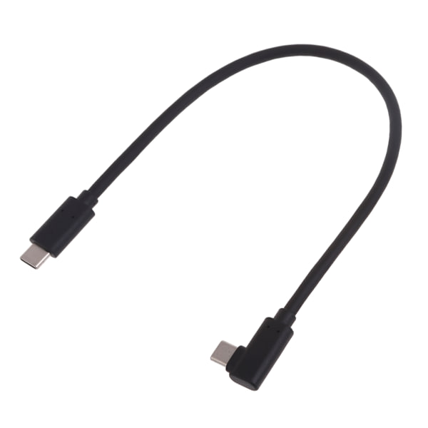 100W USB C till USB C-laddarkabel, USBC till USBC-kabel Typ C till Typ C Snabbladdning Rak/Rätt vinkel Passform för Mac