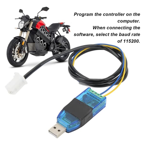 USB Programmeringskabel Datalinje For Elektrisk Sykkelkontroller Programmering