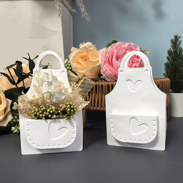 Fleksibel silikonform, forkleformet silikontekstur for håndlagde blomsterpotter