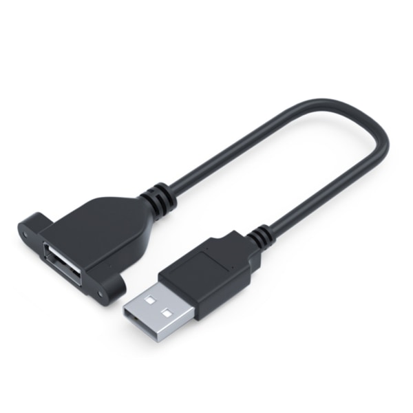 USB 3.0 förlängningskabel USB 3.0/ USB 2.0 hane till hona adaptersladd med skruv