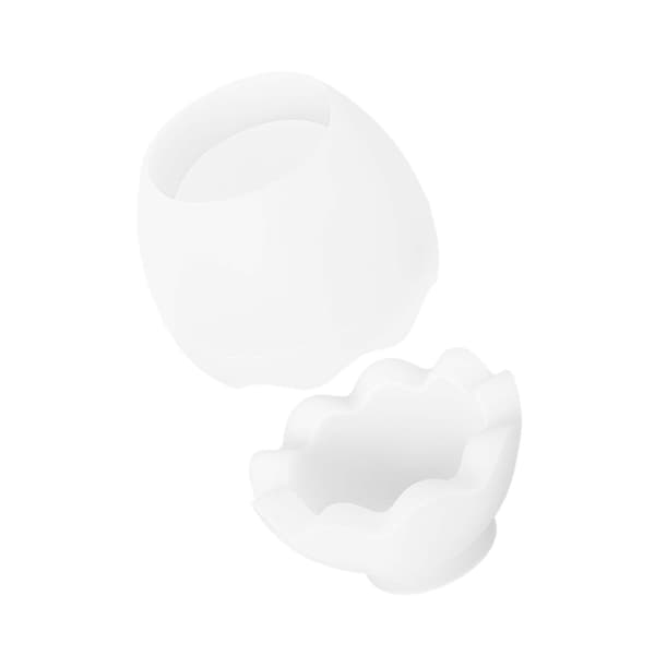 Silikon oppbevaringsboksformer, eggformede lysestakeformer for oppbevaring