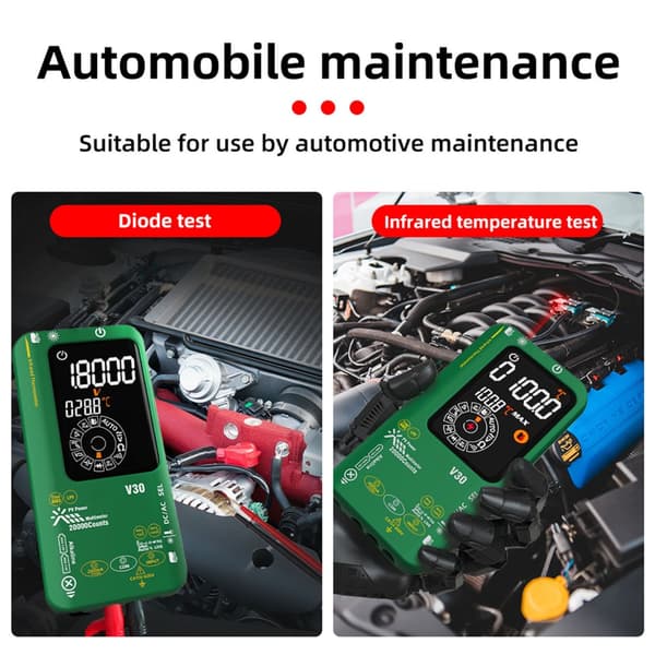 Digitalt Multimeter Værktøj Med Laser Sigte Og Dobbelt Batteri Mulighed