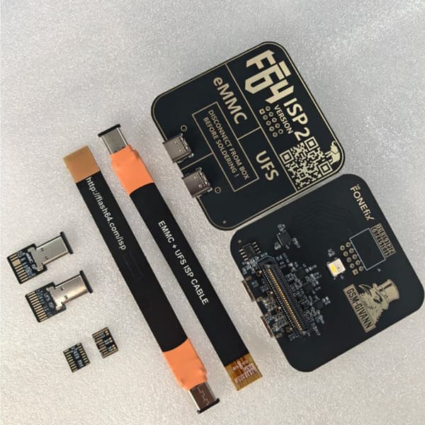 EMMC UFS ISP-programmeringsadapter til telefonservicearbejde, chipvedligeholdelsesopgaver