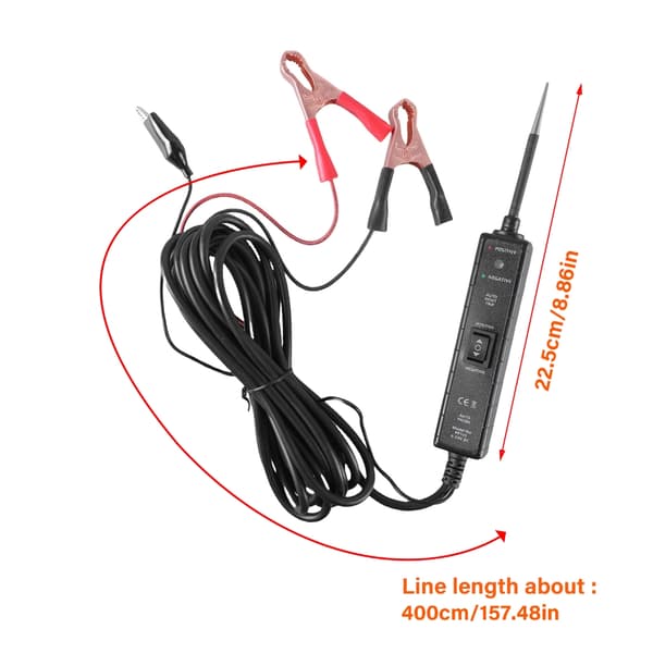 Kredsløbstester 6V til 24V Power Probes til Auto Trailer Lys Elektriske Systemer