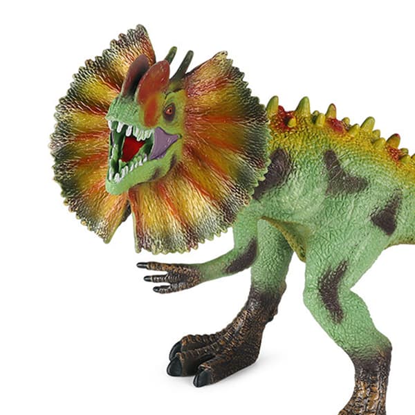 Simulering Dobbeltkronet Dinosaumodel Legetøjsmodel til børn over 3 år