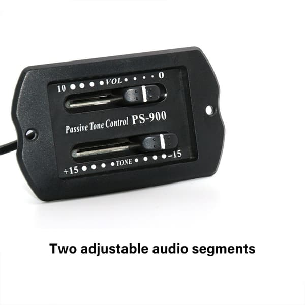 Akustisk Gitarr Preamp Piezo Pickup 2 Band Gitarr EQ Equalizer Piezo Pickup
