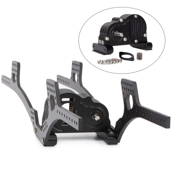 Slitstark bilväxelstyrservo DIY modifierade satser delar för 1/10 RC SCX10 leksaker