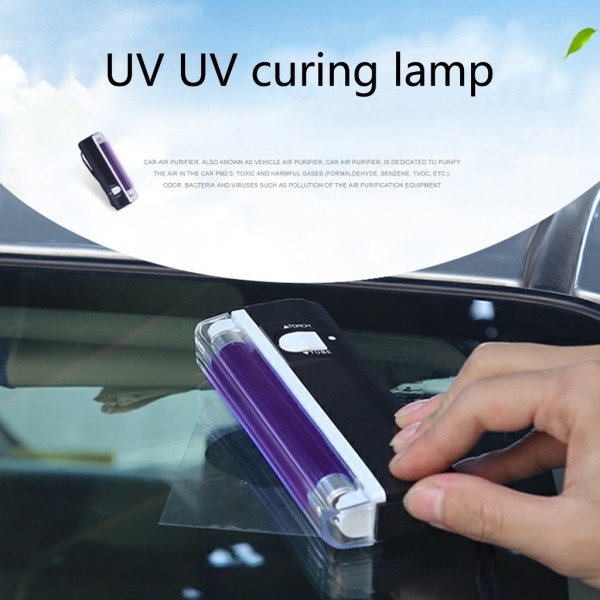 Handhållen bilglas reparation Hartshärdning Skuggfri självhäftande Led UV-härdningslampor