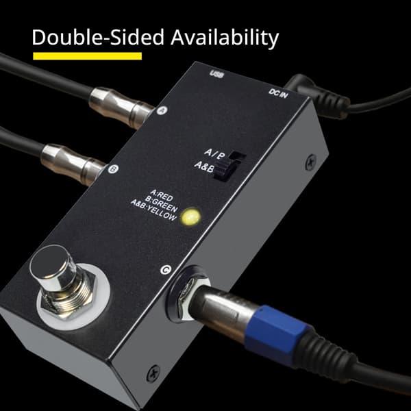 True Bypass Effektpedal för Elgitarr ABY Linjeväljare AB-switchar